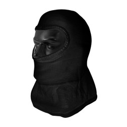 PIP 906-2080NOL7BLKB One Size Fits Most Black 20% Nomex/80% Lenzing FR Emergency Responder Flame Resistant Full Face Hood