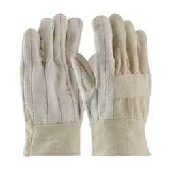 PIP 94-924I Band Top Men's Natural Canvas Economy Grade Hot Mill Heat Protection Gloves