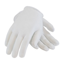 PIP CleanTeam 97-501 Ladies White Cotton Premium Light Weight Cotton Lisle Inspection Critical Environment Gloves