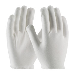 PIP CleanTeam 97-540H Men's White Cotton Heavy Weight Cotton Lisle Inspection Critical Environment Gloves