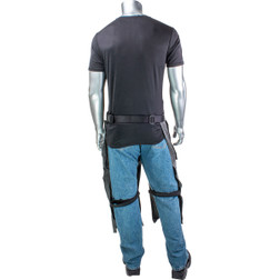 PIP Kut Gard ATA PreventWear CHAPS155 Dark Gray ATA Fiber Open Back Cut Resistant Chaps