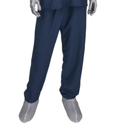 PIP Uniform Technology HSCBM1P-48NV Navy 99% Polyester/1% Carbon Microdenier ESD Reusable Sitewear Bottom