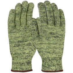 PIP Kut Gard MATA502HA Green ATA Fiber/Aramid Seamless Knit Blended Heavy Weight Cut Resistant Gloves