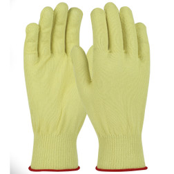 PIP Kut Gard MTW13 Seamless Knit Yellow Aramid Uncoated Light Weight Cut Resistant Gloves