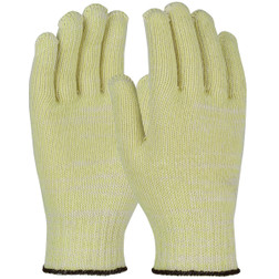 PIP Kut Gard MTW37PL Seamless Knit Yellow Aramid Uncoated Heavy Weight Cut Resistant Gloves