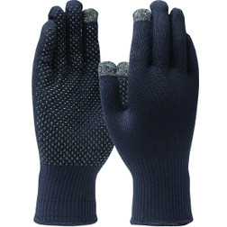PIP MX-13DOT-BKTS Knit Wrist Black Poly PVC Coated General Purpose Gloves