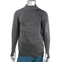 PIP Kut Gard ATA PreventWear P145SP-2.5CM-TH Dark Gray ATA Fiber Blended Cut Resistant Pullover