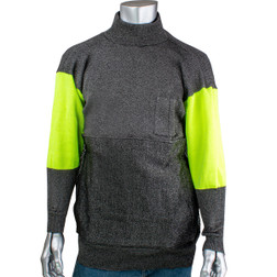 PIP Kut Gard ATA PreventWear P190BP-PP1-TL Dark Gray ATA Fiber Blended Cut Resistant Pullover