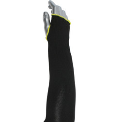 PIP Kut Gard S10HTP/2BK-ES6-T Black Polyester Blended Cut Resistant Sleeve