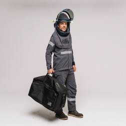OEL AFW40LF-FL-BSJB-GTX Black Series GORE-TEX 40 Cal Arc Flash Suit Kit