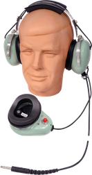 David Clark H3312 Over-The-Head Wired Airline Ground Support Headset with Microphone