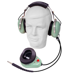David Clark H3313 Over-The-Head Wired Airline Ground Support Headset with Microphone