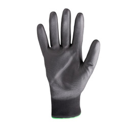 HexArmor 1030 Helix Black Polyester A1 Cut Level Cut-Resistant Gloves - 12 Pair