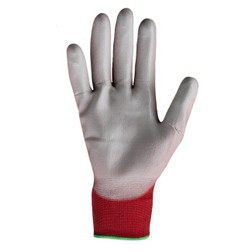 HexArmor 1033 Helix Red/Gray Nylon/Spandex A1 Cut Level Cut-Resistant Gloves - 12 Pair