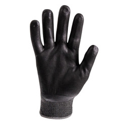 HexArmor 1091 Helix Black/Gray High-Performance Nylon A1 Cut Level Cut-Resistant Gloves - 12 Pair