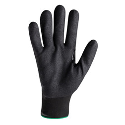HexArmor 1095 Helix Black/Gray High-Performance Nylon A1 Cut Level Safety Gloves - 12 Pair
