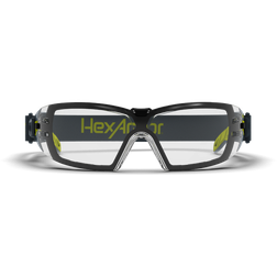 HexArmor 11-1200X-0X MX200G Polycarbonate Lens Unisex Frameless Safety Glass with Gasket - 10 Pack