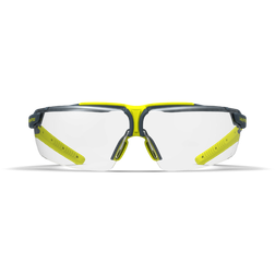 HexArmor 11-1900X-0X VS300 Polycarbonate Lens Unisex Half-Frame Safety Glass - 12 Pack