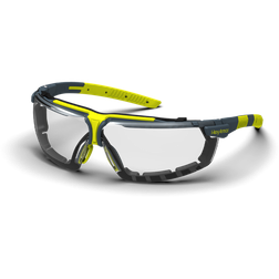 HexArmor 11-2500X-0X VS300G Polycarbonate Lens Unisex Half-Frame Safety Glass - 12 Pack