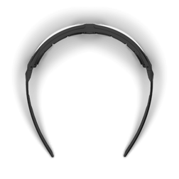 HexArmor 11-3200X-02 X1G Polycarbonate Lens Unisex Half-Frame Safety Glass with Gasket - 12 Pack