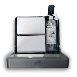 HexArmor 14-10027 11-3/4 x 10-3/8 x 4-3/8 in Eyewear Cleaning Station Kit - 1 Pack