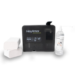 HexArmor 14-10027 11-3/4 x 10-3/8 x 4-3/8 in Eyewear Cleaning Station Kit - 1 Pack