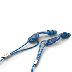 HexArmor 18-33001 simpleFit 25 dB Blue TPE Detectable Guided Reusable Earplug - 1 Pack