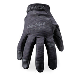 HexArmor 2137 HexBlue Black SuperFabric A6 Cut Level Cut-Resistant Gloves - 12 Pair