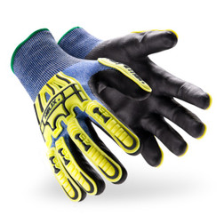HexArmor 3016 Helix Black/Blue/White/Violet Ultra-Thin HPPE/Steel A4 Cut Level Cut-Resistant Gloves - 12 Pair