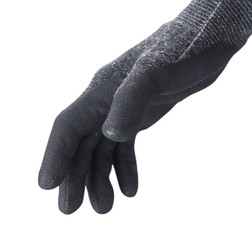 HexArmor 3054 Helix Gray HPPE/Bamboo Viscose/Fiberglass/Elastane A3 Cut Level Dipped Palm Coating Cut-Resistant Gloves - 12 Pair