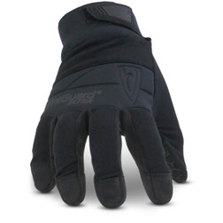 HexArmor 4041 PointGuard HexBlue Black Synthetic Leather/Silicone A9 Cut Level Cut-Resistant Gloves - 12 Pair