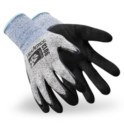 HexArmor 9013 9000 Series Black/Gray Polyethylene and Glass Fiber A8 Cut Level Cut-Resistant Gloves - 12 Pair