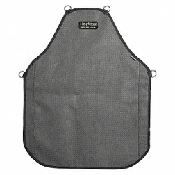 HexArmor AP322 Black/Gray SuperFabric A9 Cut Level Heavy Duty Protective Apron - 1 Pack