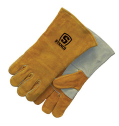 Stanco 2001 Large Gold Select Split Cowhide Welding Gloves - Pair