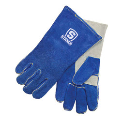 Stanco 2010 Large Royal Blue Select Split Cowhide Welding Gloves - Pair