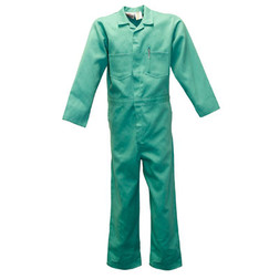 Stanco FR685 Cotton 9 oz Green Standard Jumpsuit Style Coverall - Each