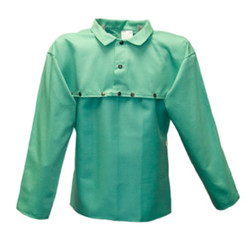 Stanco HFR60120 Green Cotton Cape Sleeve with Collar and 20 in Bib - Each