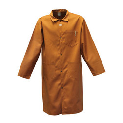 Stanco W645 Welder's Wear® 45 in Cotton Tan Lab Coat - Each