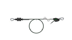 MSA 10219293 Rope Temporary Horizontal Lifeline, 2 Workers, with Bypass Shuttles - Multiple Lengths