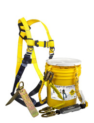 Guardian 00815 Bucket of Safe-Tie Complete Roofer's Kit