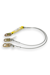 Guardian 01241 Double Leg Cable Shock Absorbing Lanyard