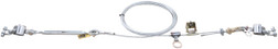 3M DBI-SALA 7603073 Permanent Multi-Span Horizontal Lifeline System, Stainless Steel Cable