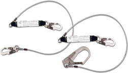 Guardian 01242 Single Leg Cable Shock Absorbing Lanyard