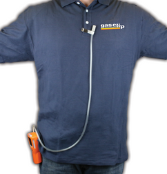 Gas Clip HOSE-CLIP-KIT 1/8 in ID x 1/4 in OD x 3 ft Tubing Sampling Hose Clip with 3 ft Hose for Gas Clip Detectors - Each