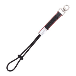 KStrong Kaptor DL100151 10 lb Alloy Steel Swivel Polymer Cord Stopper Elastic Loop Tool Tail with Swivel - 3 Pack