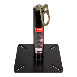 KStrong UFA55207SW Alloy Steel Riser Post Roof Anchor with Swivel D-Ring - Each