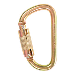 KStrong UFC401100 0.84 in 3600 lb Small Quarter Turn Locking Carabiner - Each