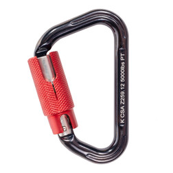 KStrong UFC401400 0.67 in 3600 lb Forged Oval Shaped Bulb Type Carabiner - Each