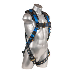 KStrong Essential+ UFH16201GP(BL) Polyester 5-Point Full Body Harness - Each