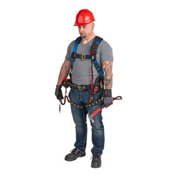 KStrong Kapture Essential+ UFH16231GP Polyester 5-Point Full Body Harness - Each